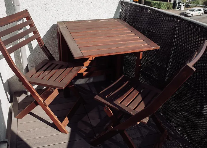 Helles, Modernes Apartment, Balkon, Fahrstuhl, 2p 公寓 开姆尼茨